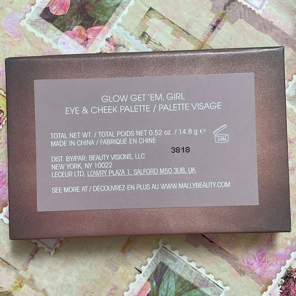Mally Glow Get 'Em Girl Eye & Cheek Palette New 0.52 oz / 14.8 g